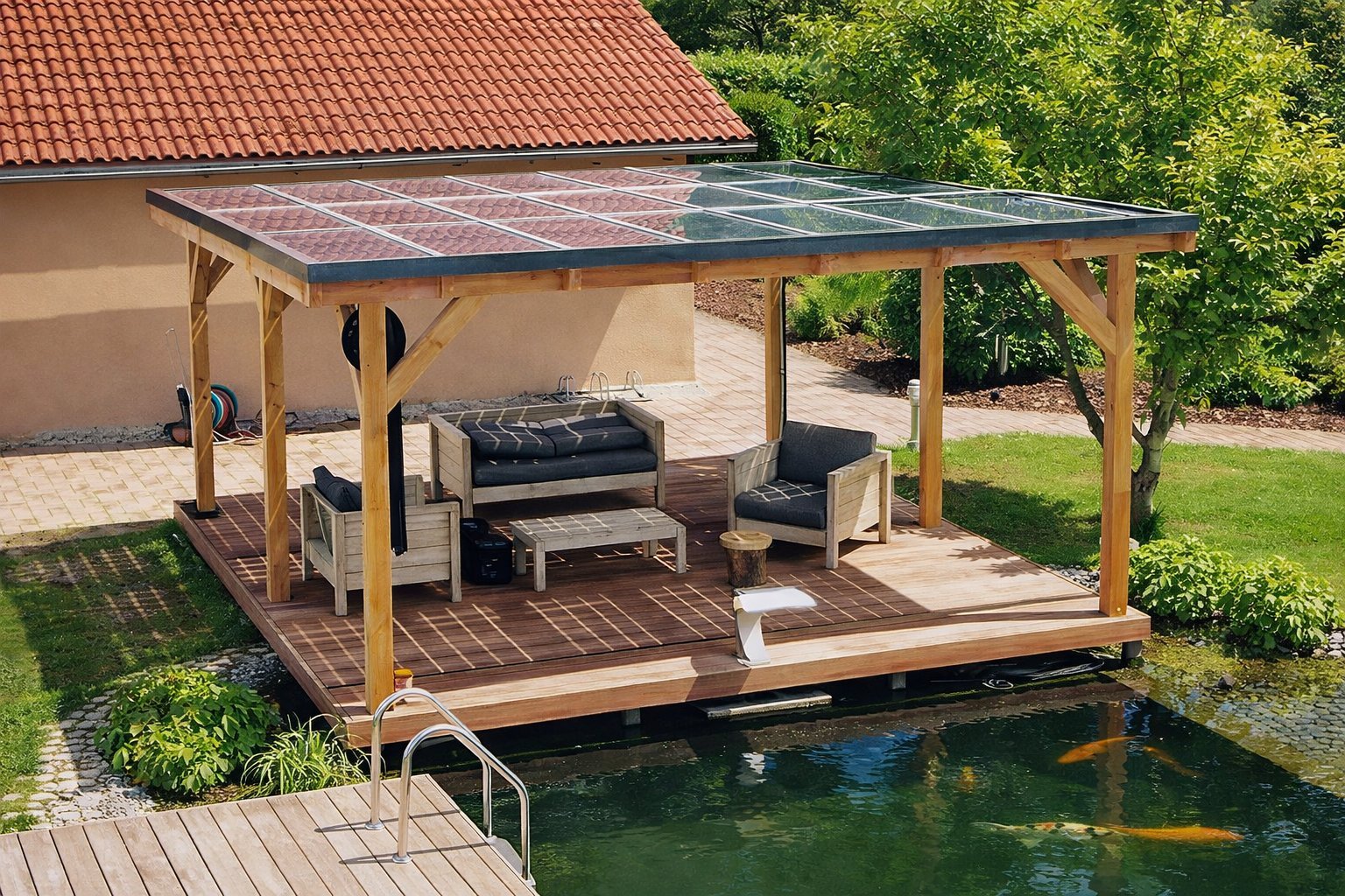 Pergola photovoltaïque Activity Group